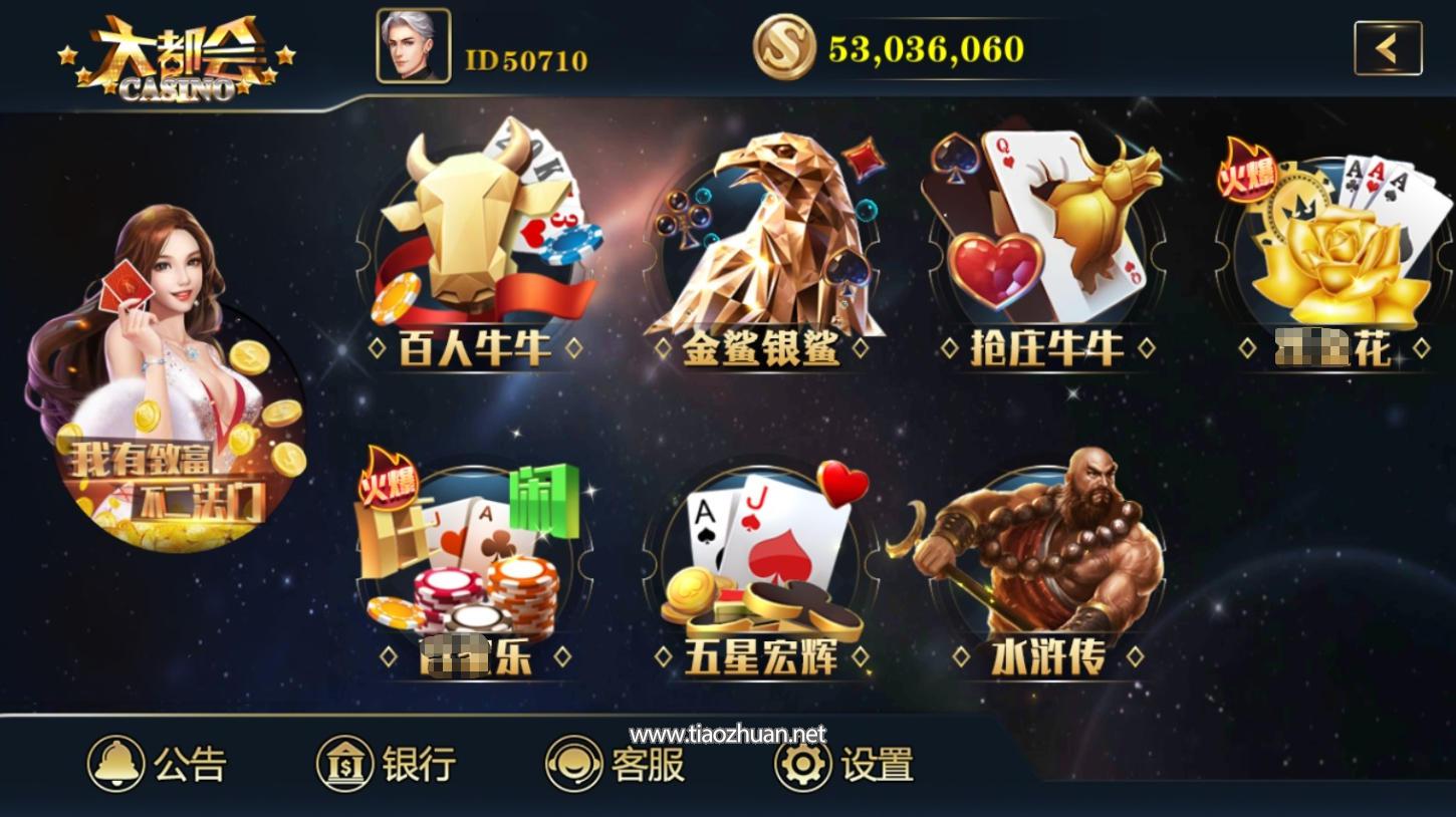 网狐大富豪系列大都会版游戏组件