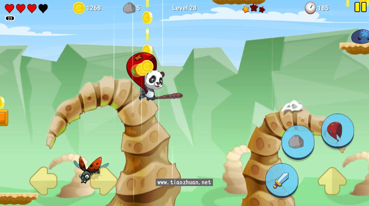 熊猫冒险完整版 Unity 游戏纯源码