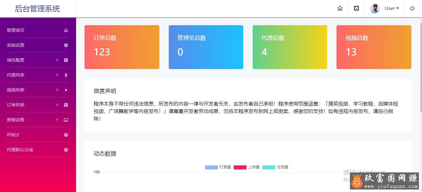 云赏V7.0微信视频打赏系统源码