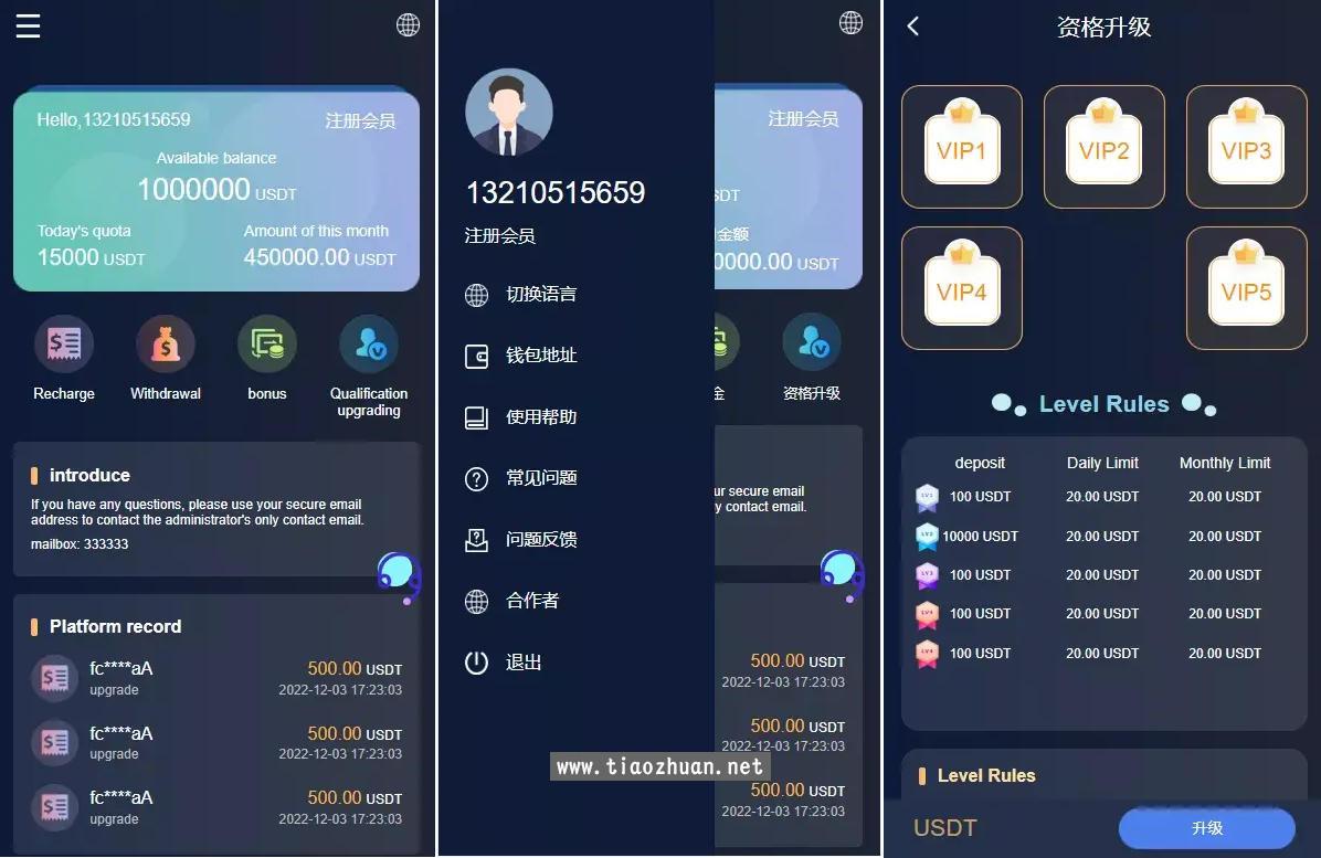 多语言假盘系统源码