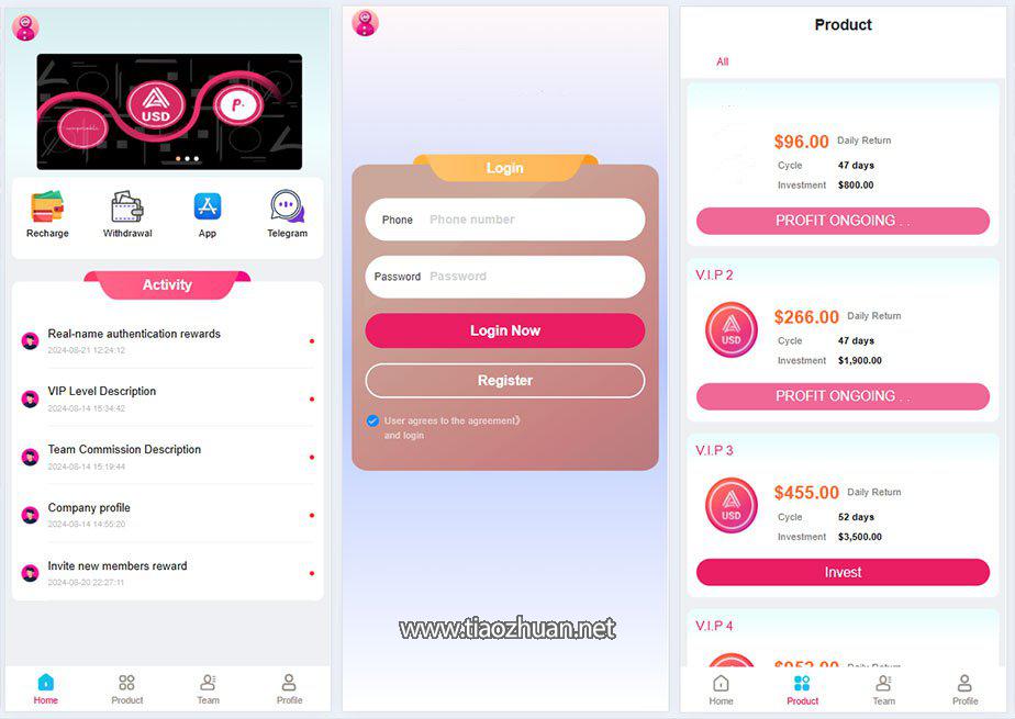 海外虚拟币投资理财系统源码下载基于Laravel框架