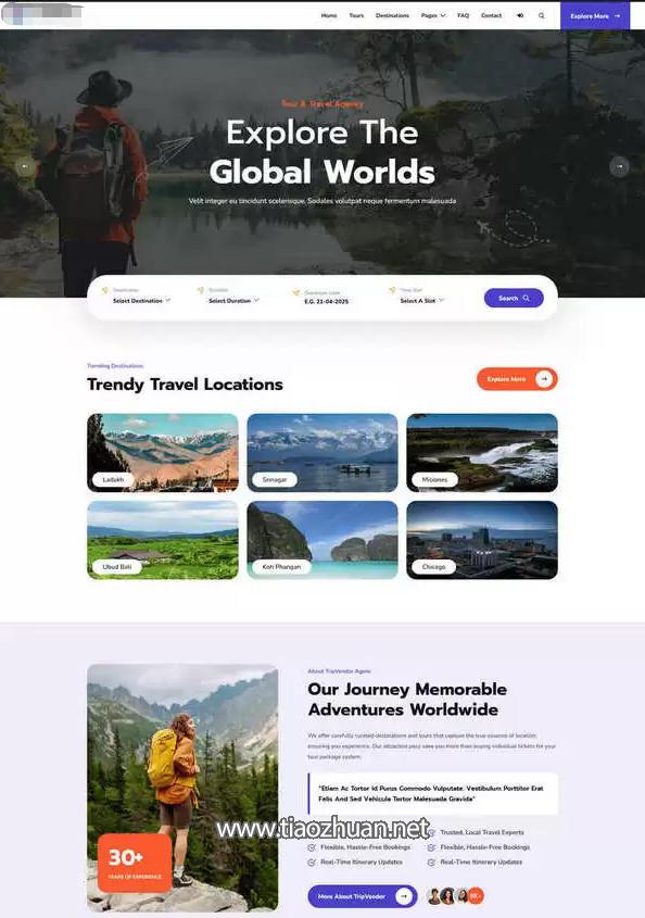多商户国际旅行路线套餐预订平台网站源码