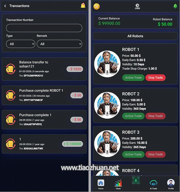 AI矿机系统源码下载虚拟币理财系统
